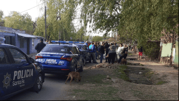 Luzarriaga al 2400 donde vivía Carla Elisabet Cabaña junto a sus hijos.