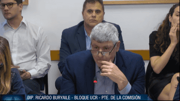 Buryaile preside la comisión de Agricultura y Ganadería.