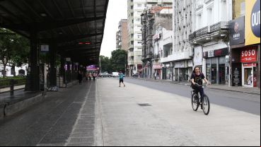 Poco y nada de transporte urbano de pasajeros en el comienzo de la semana.