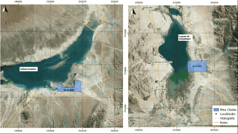 Los proyectos se concentran en la cuenca de Salinas Grandes y Laguna de Guayatayoc.