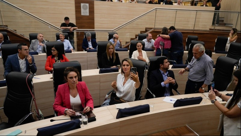 Marcos Cleri fue la única voz peronista en el debate sobre los presupuestos.
