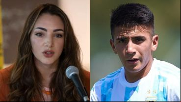 La actriz se expresó sobre Thiago Almada a través de las redes sociales.