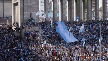 El Monumento fue el epicentro de los festejos.