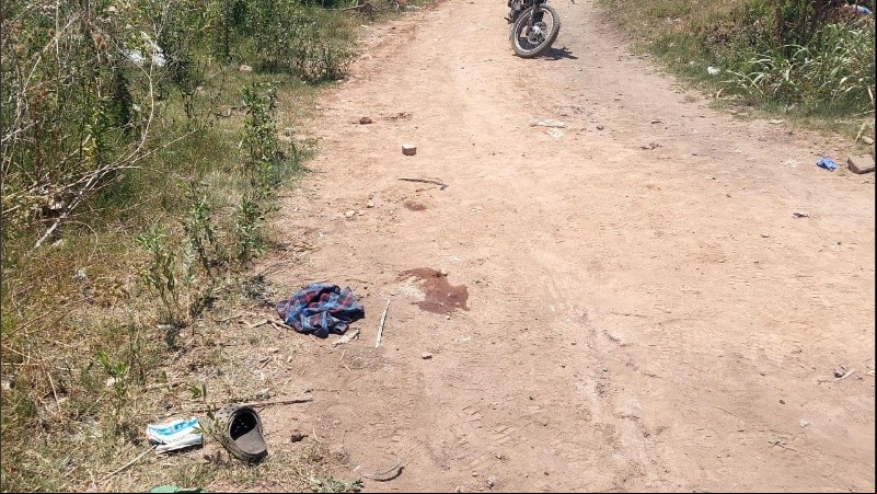 La zona donde se produjo el doble crimen.