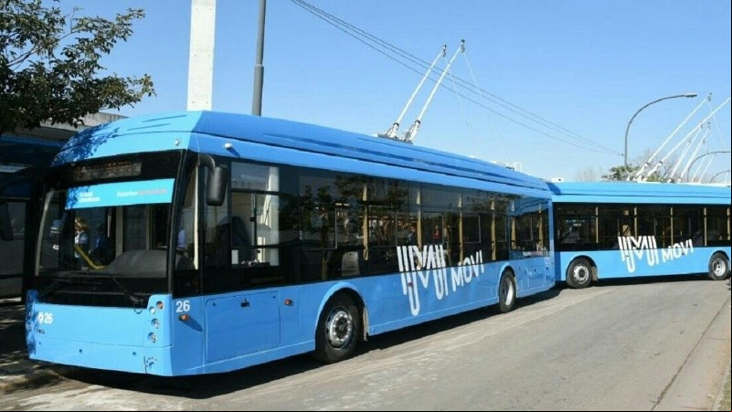 La línea Q quedó fuera de circulación y los trolebuses pasaron a hacer el recorrido de la K.