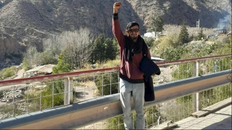 Altamirano, en uno de sus viajes.