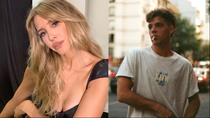 Guillermina Valdés y Santi Maratea.