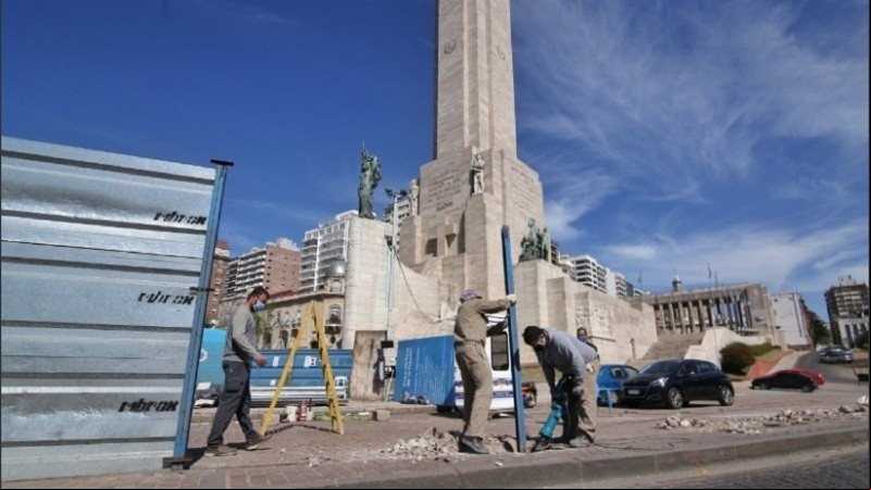 El obrador del Monumento fue retirado el 21 de septiembre de 2021.