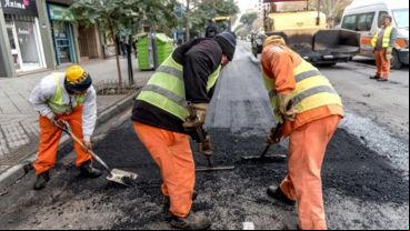 Los trabajos se desarrollan en distintas partes de la ciudad.