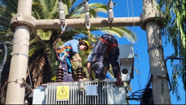 El corte abarcaba una amplia zona del macrocentro.