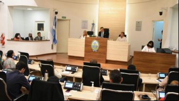 Javkin en la apertura de sesiones del año pasado.