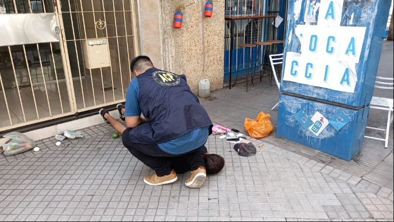 Kevin Fracchia fue detenido por la Agencia de Control Policial en Mendoza al 600.