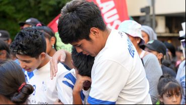 Dolor y reclamo en la marcha por Máximo, este viernes en el centro de Rosario