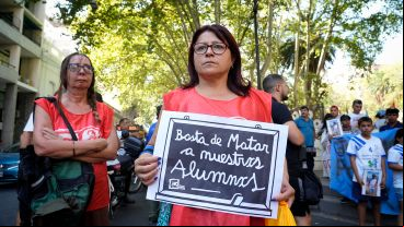 Dolor y reclamo en la marcha por Máximo, este viernes en el centro de Rosario