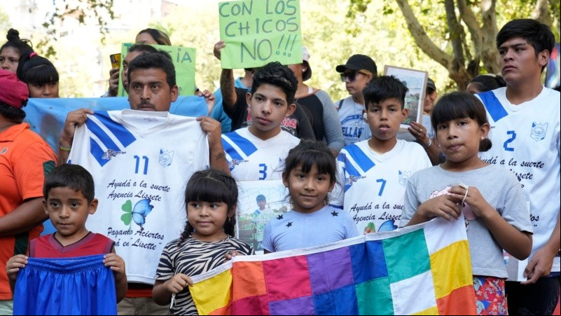 Dolor y reclamo en la marcha por Máximo, este viernes en el centro de Rosario