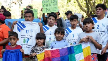Dolor y reclamo en la marcha por Máximo, este viernes en el centro de Rosario