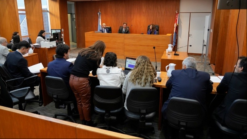 El juicio se inició pasadas las 8.30 en el Centro de Justicia Penal.