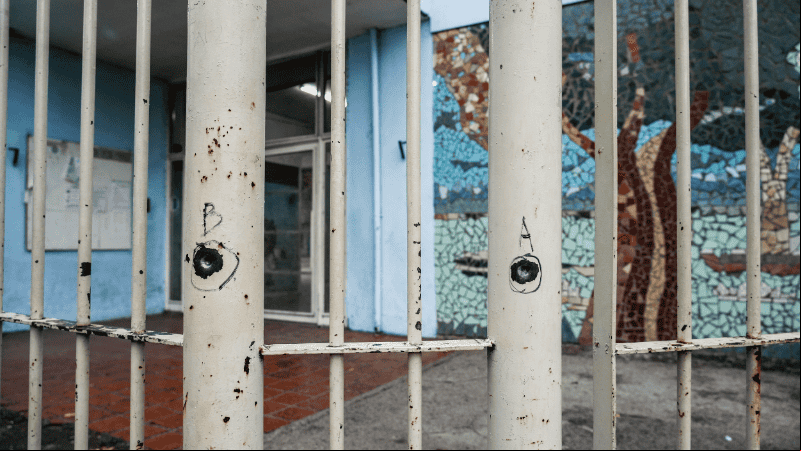 Entre los virales se difundió también la balacera a una escuela que había ocurrido días atrás.- (Ana Isla/Rosario3)