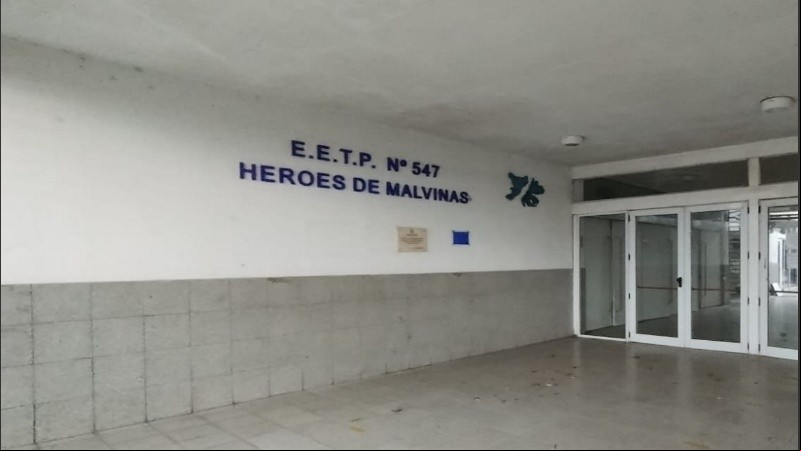 La escuela Héroes de Malvinas suspendió las clases tras sufrir un robo. 