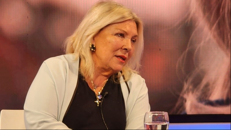 Elisa Carrió en De 12 a 14.