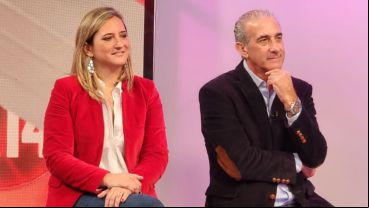 Eduardo Maradona y Lucila Lehmann, candidatos de la Coalición Cívica.
