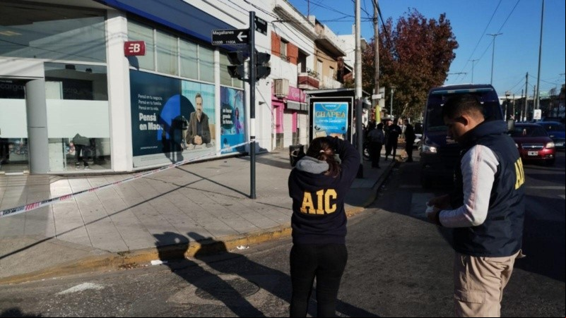 El impacto de bala fue descubierto por la mañana.