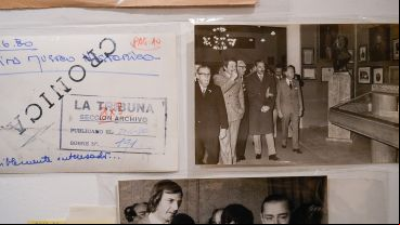 Videla tiene mucho protagonismo en la muetsra.