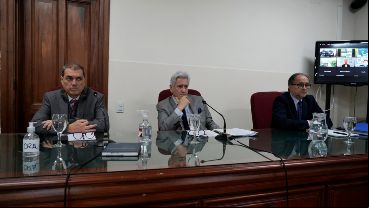 Los jueces del caso Franco Casco.