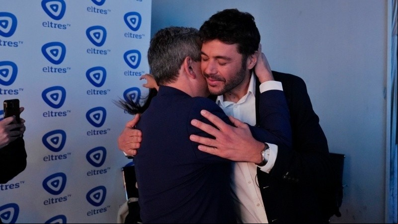Javkin y Monteverde tuvieron momentos picantes pero también de afecto.