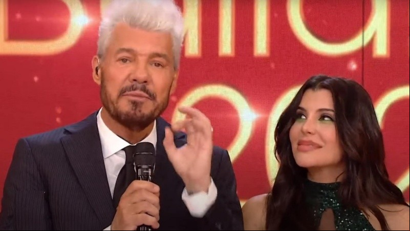 Marcelo Tinelli y Charlotte Caniggia.