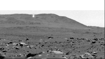 El robot detectó decenas de remolinos de polvo durante su estancia en el Planeta Rojo.