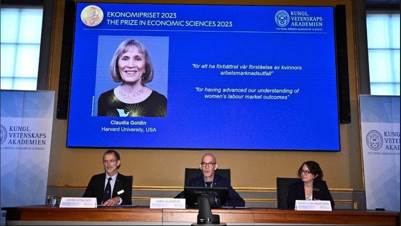 La Real Academia de la Ciencias sueca anunció el Premio Nobel de Economía para Claudia Goldin.