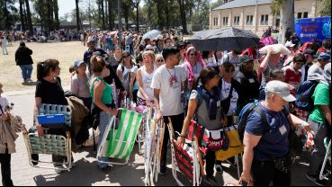 Hay gente acampando desde el lunes por Leda