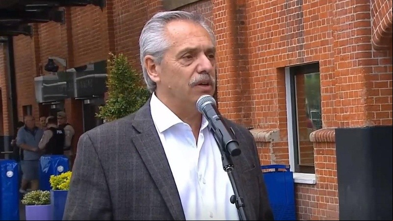 El presidente Alberto Fernández.