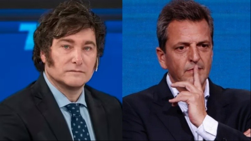 Milei y Massa en un cara a cara de dos horas que será crucial.