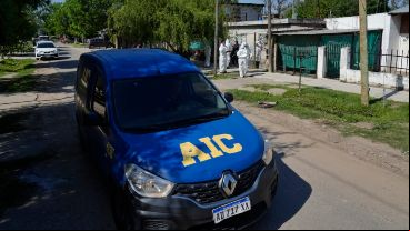 La Agencia de Investigación Criminal realizó tareas en la escena del homicidio.