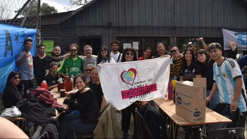 Betina Zubeldía, de la organización Madres Territoriales con presencia en Cabín 9.