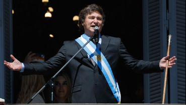"Que las fuerzas del cielo nos guíen a ser el mejor gobierno de la historia”, dijo Javier Milei.