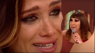 Cami Homs, con lágrimas en los ojos.