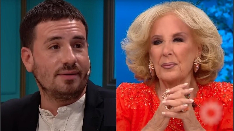 Federico Bal y Mirtha Legrand.