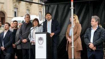 Pullaro estuvo en el Monumento junto a Bullrich.