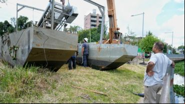 Tras una vida poco productiva, el Sabalito fue retirado de las aguas del Ludueña.