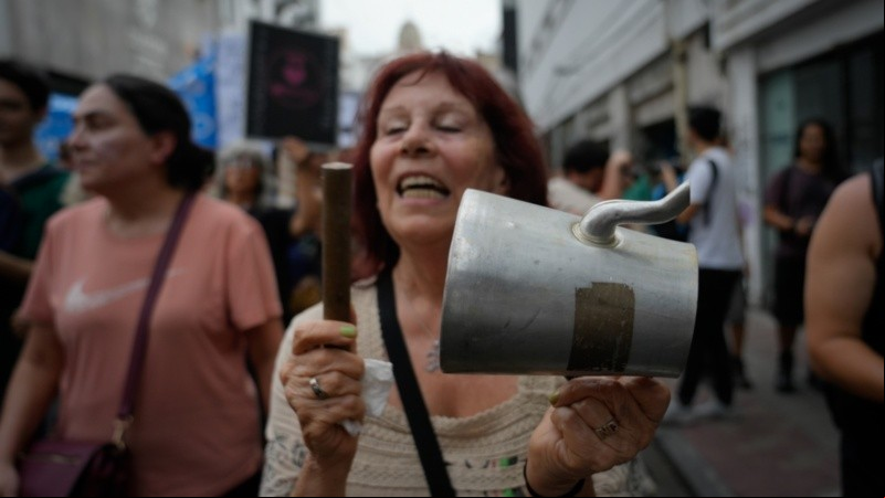Marcha en defensa de la cultura en Rosario.