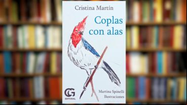 Portada del libro "Coplas con alas", de María Cristina Martín.