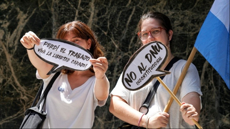 El paro y la movilización se sintieron fuerte en Rosario este miércoles