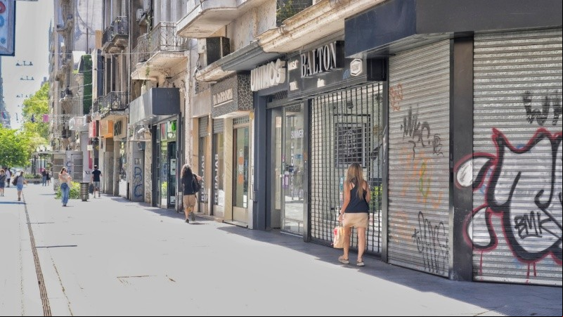 El paro y la movilización se sintieron fuerte en Rosario este miércoles