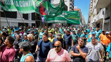 El paro y la movilización se sintieron fuerte en Rosario este miércoles