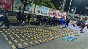 Uno de los operativos antidroga ocurridos este año en la zona oeste, donde sufrió un golpe la banda de Mauricio Ayala.