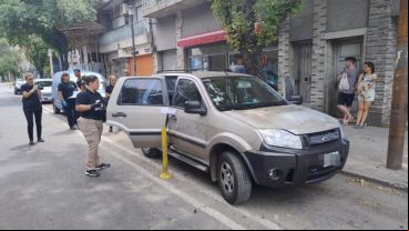 El vehículo fue encontrado el sábado a la noche en Calle 1.818 y Cisnero.