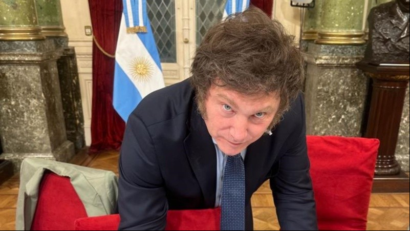 Milei está de gira por Israel e Italia.